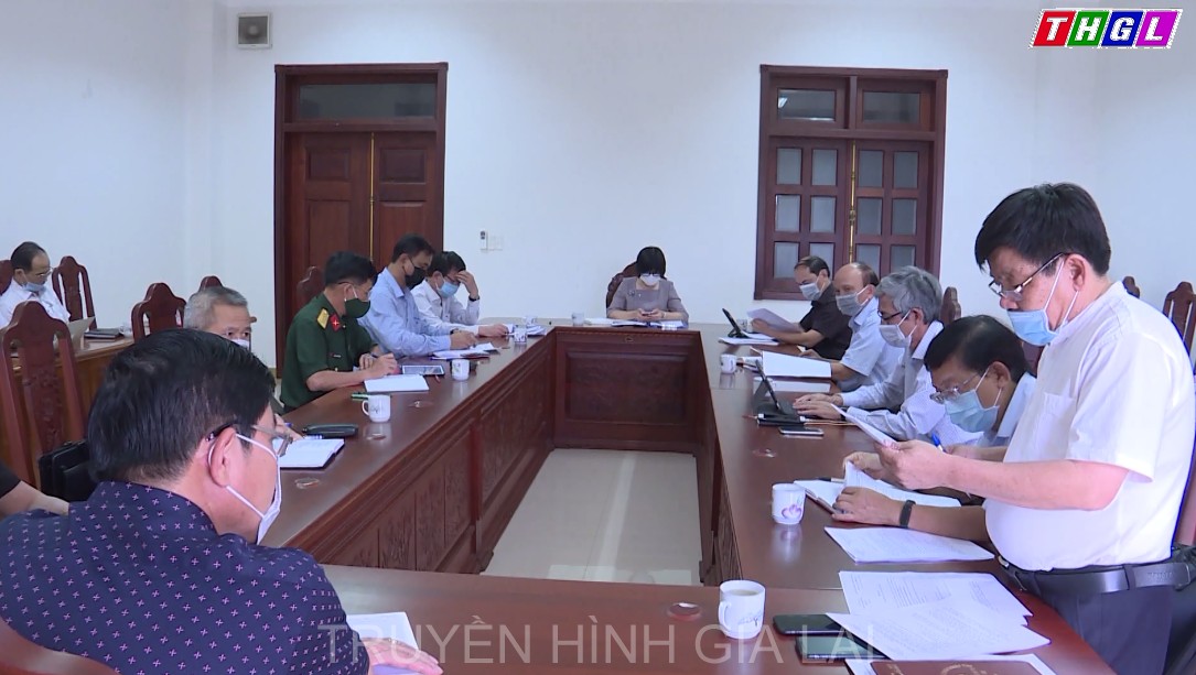 Phó Chủ tịch UBND tỉnh Nguyễn Thị Thanh Lịch chủ trì cuộc họp  triển khai cấp bách các biện pháp phòng chống dịch Covid-19