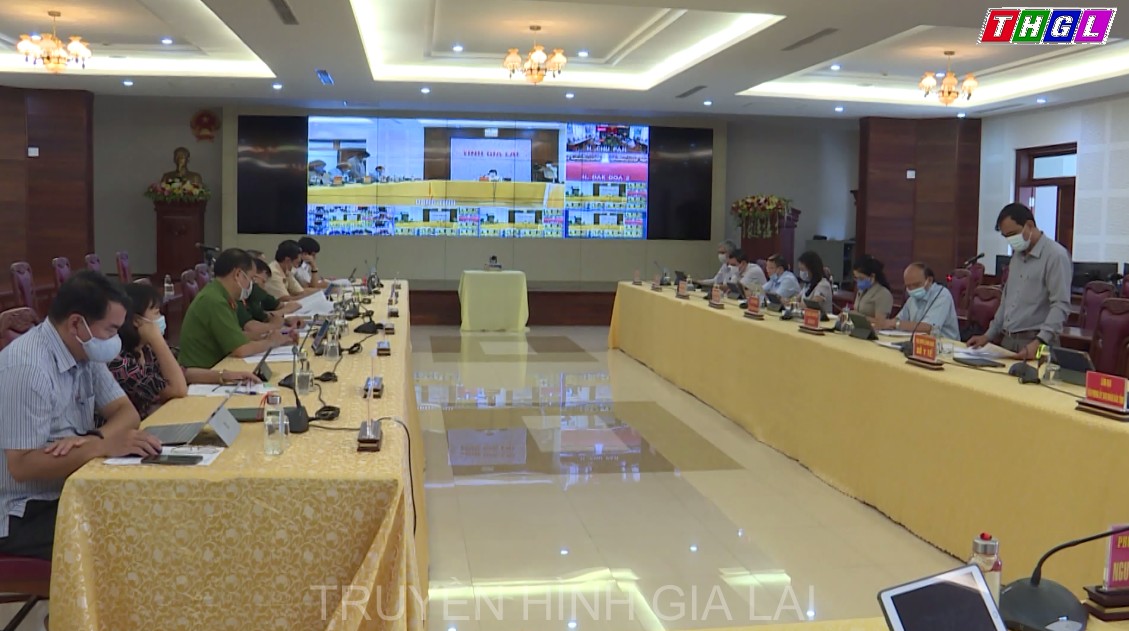 Hội nghị trực tuyến toàn tỉnh triển khai công tác phòng chống dịch bệnh Covid-19, bảo đảm an toàn bầu cử Đại biểu Quốc hội khóa XV và HĐND các cấp nhiệm kỳ 2021-2026