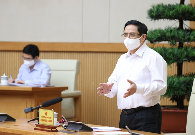 Thủ tướng Phạm Minh Chính: Huy động tổng lực, phải đẩy lùi dịch COVID-19 tại Bắc Giang và Bắc Ninh