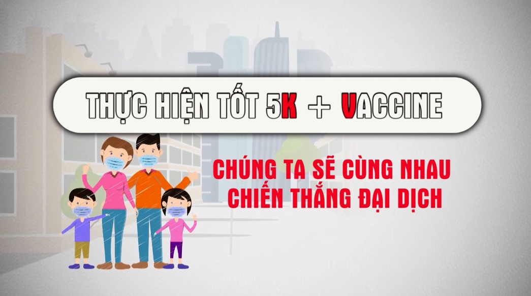 Thông điệp 5K+Vaccine