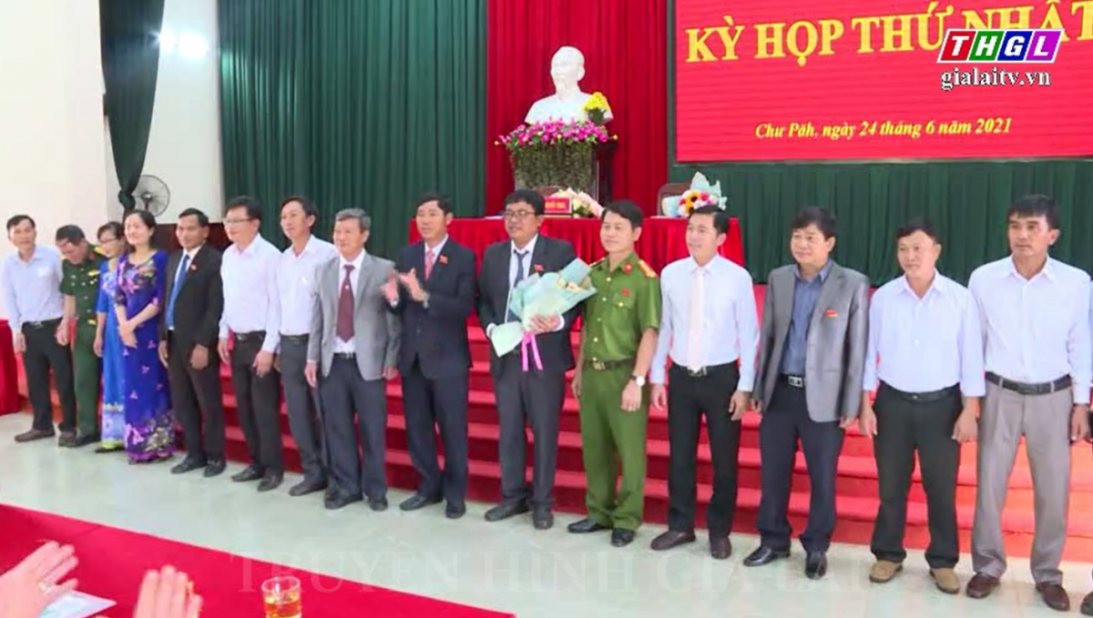 Ông Trần Minh Sơn tái cử chức Chủ tịch HĐND huyện Chư Pah khóa VI, nhiệm kỳ 2021-2026