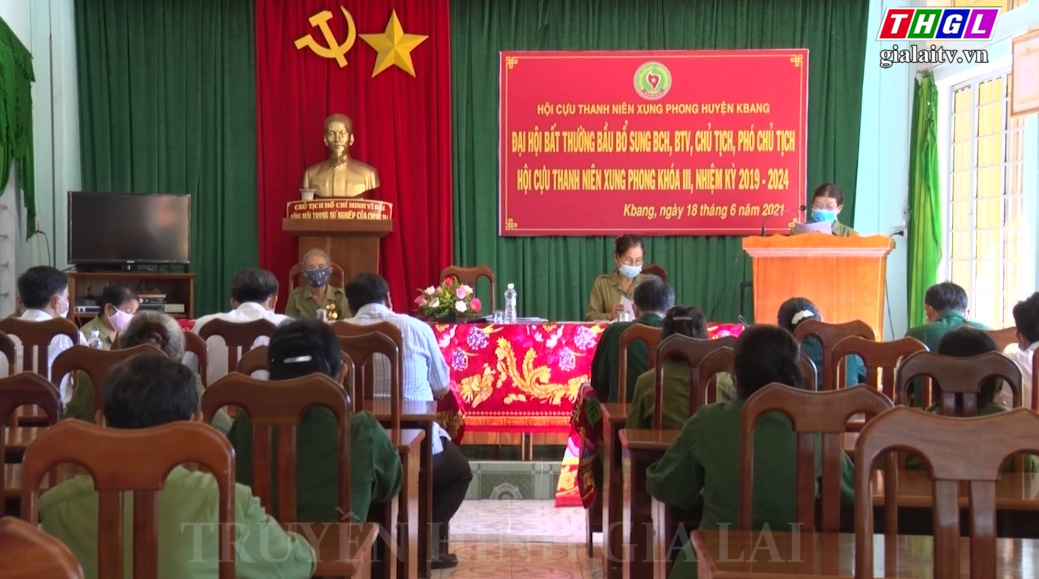 Hội Cựu Thanh niên xung phong huyện Kbang đại hội bầu bổ sung một số chức danh
