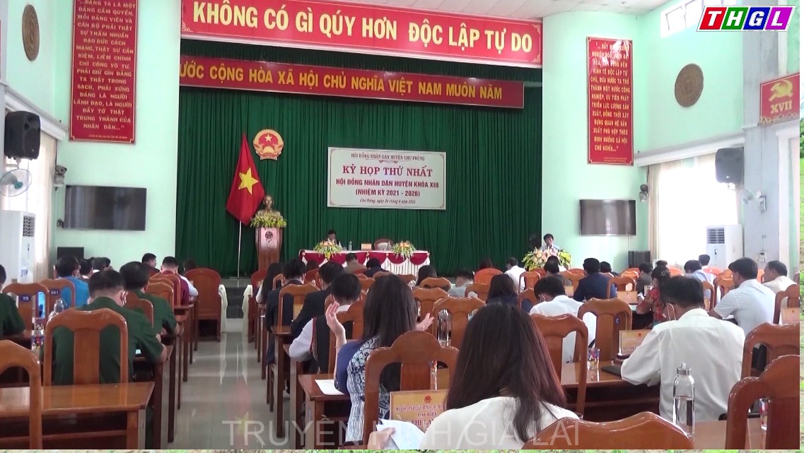 Kỳ họp thứ Nhất, HĐND huyện Chư Prông khóa XIII, nhiệm kỳ 2021-2026