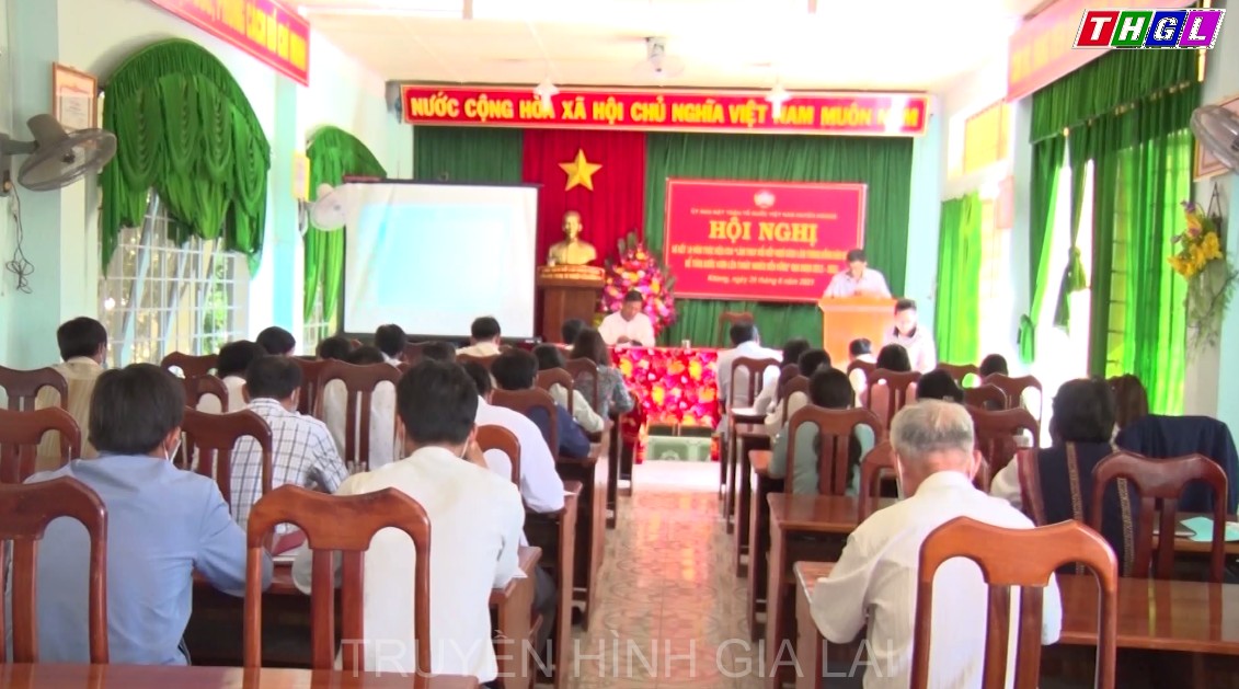 Mặt trận UBMTTQ Việt Nam huyện Kbang sơ kết 10 năm thực hiện cuộc vận động làm thay đổi nếp nghĩ cách làm trong đồng bào DTTS