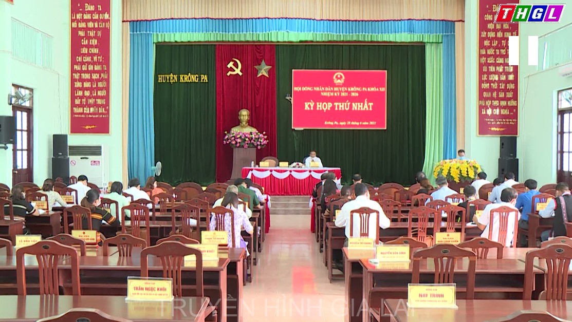 HĐND huyện Krông Pa khóa XII, nhiệm kỳ 2021-2026 tổ chức kỳ họp thứ nhất