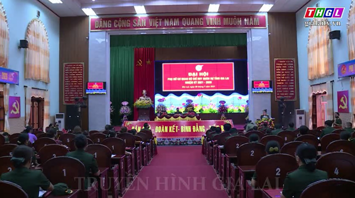 Đại hội Hội Phụ nữ cơ quan Bộ CHQS tỉnh Gia Lai, nhiệm kỳ 2021-2026