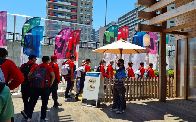 Âm tính với COVID-19, Đoàn Thể thao Việt Nam nhập Làng VĐV Olympic