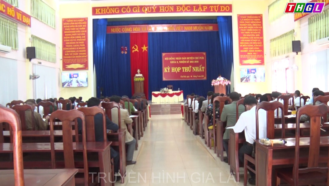 Chư Pưh: Kỳ họp thứ nhất, HĐND huyện khóa X, nhiệm kỳ 2021-2026