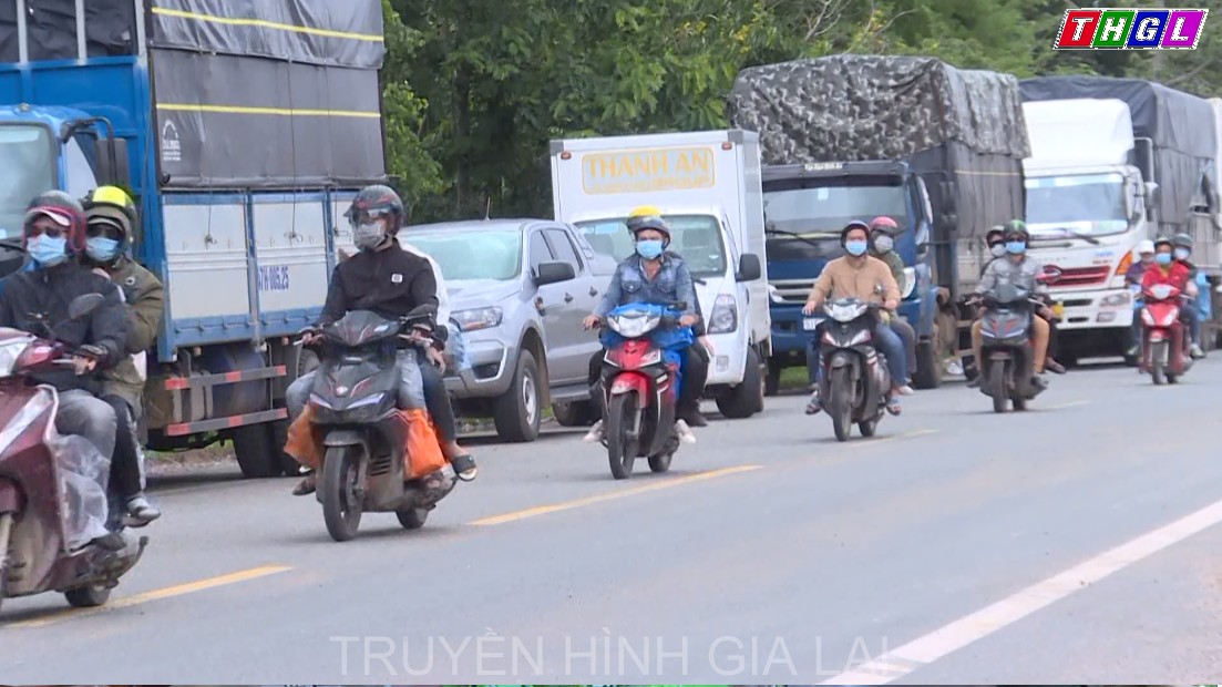 Tăng cường kiểm soát người về từ vùng dịch tại chốt kiểm soát cầu 110