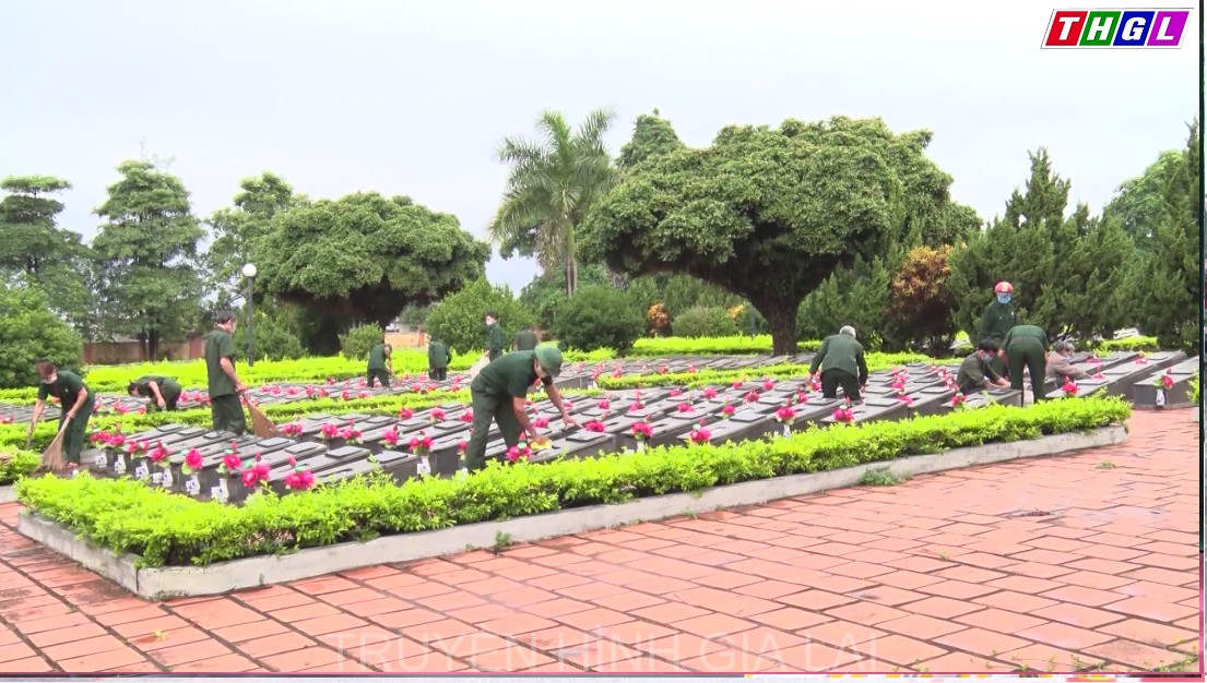 Quan tâm chăm lo các công trình ghi công liệt sĩ