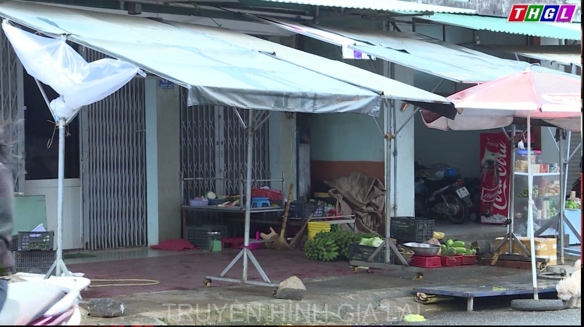 Tp. Pleiku tạm thời dừng hoạt động chợ Bà Định, thành phố Pleiku