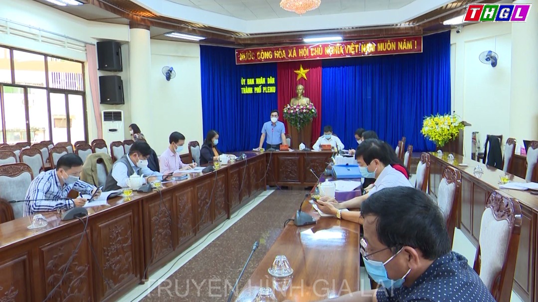 Pleiku họp trực tuyến thông qua kế hoạch thực hiện chương trình giảm nghèo bền vững