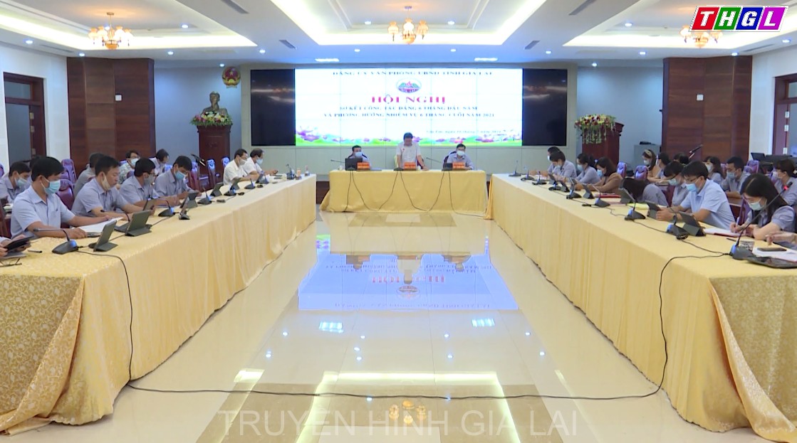 Đảng ủy Văn phòng UBND tỉnh sơ kết công tác xây dựng Đảng