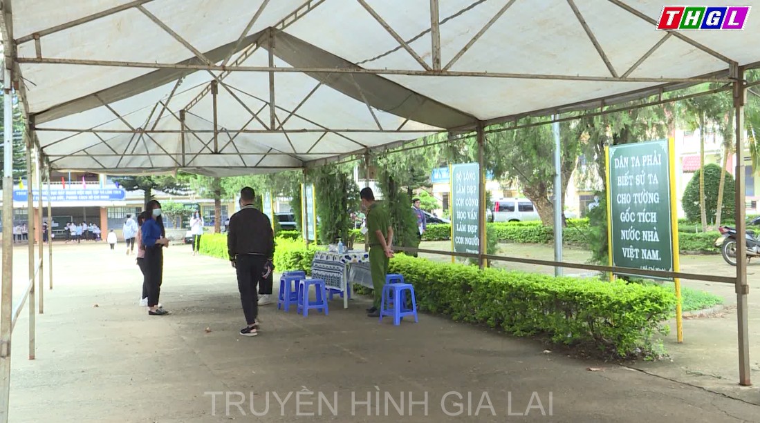 Ghi nhận công tác phòng chống dịch Covid – 19 tại các điểm thi