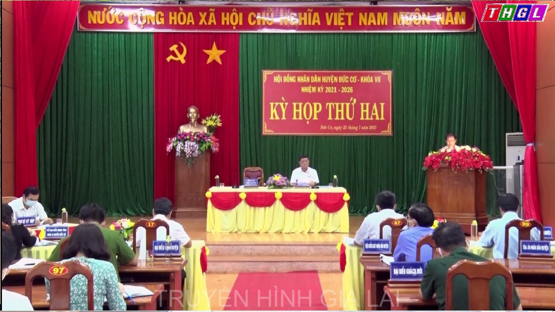 Kỳ họp thứ Hai Hội đồng nhân dân huyện Đức Cơ khóa VII, nhiệm kỳ 2021 – 2026
