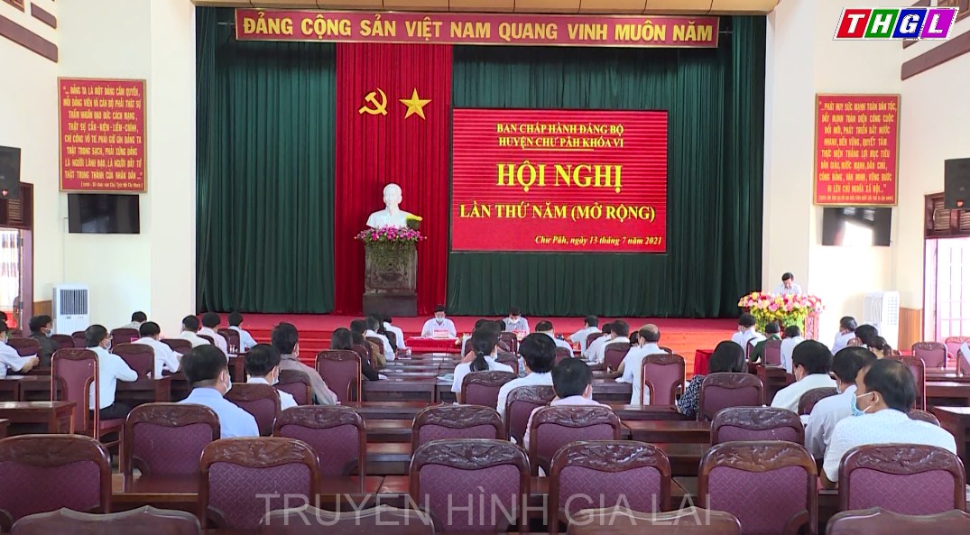 Chư Pah tổ chức Hội nghị Ban Chấp hành Đảng bộ mở rộng lần thứ 5