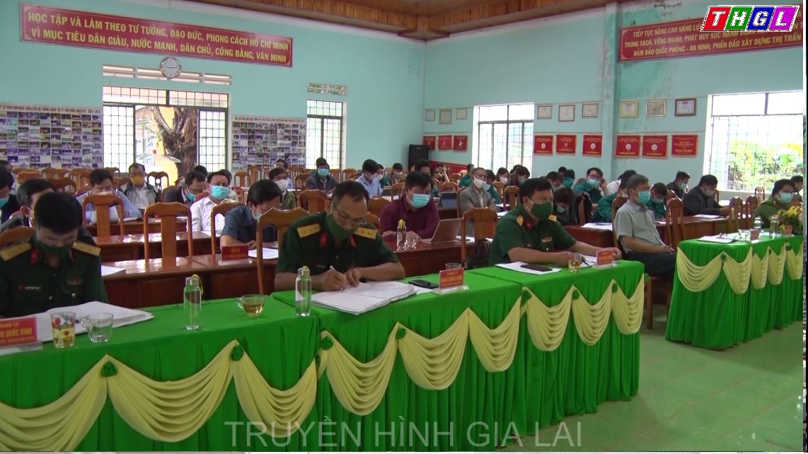 Huyện Mang Yang sơ kết công tác Quốc phòng, Quân sự địa phương