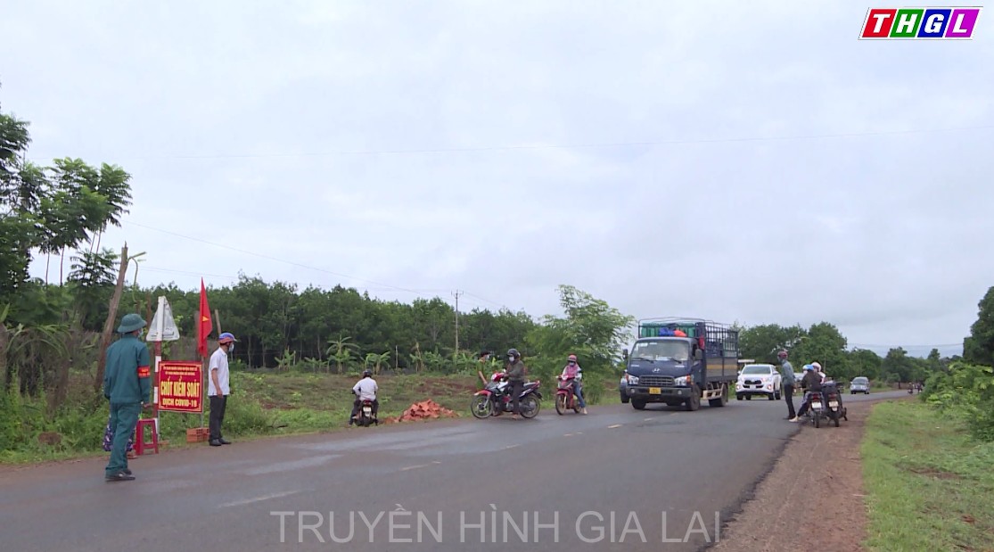 Huyện Chư sê thực hiện khoanh vùng tạm thời đối với làng K’te và  Trạm y tế xã H’Bông