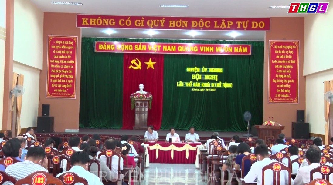 Ban Chấp hành Đảng bộ huyện Kbang khóa IX  Hội nghị lần thứ V (mở rộng)