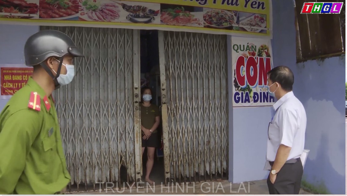 Huyện Chư Păh kiểm tra công tác phòng, chống dịch Covid-19 tại các xã, thị trấn