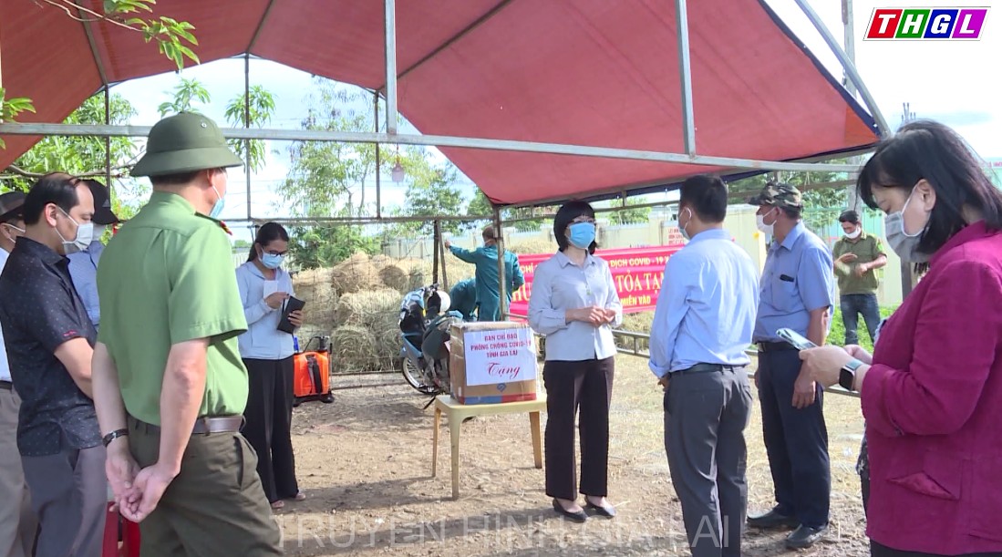 Phó Chủ tịch UBND tỉnh Nguyễn Thị Thanh Lịch kiểm tra công tác phòng-chống dịch Covid-19tại cáchuyện: Krông Pa, Chư Sê, Chư Pưh