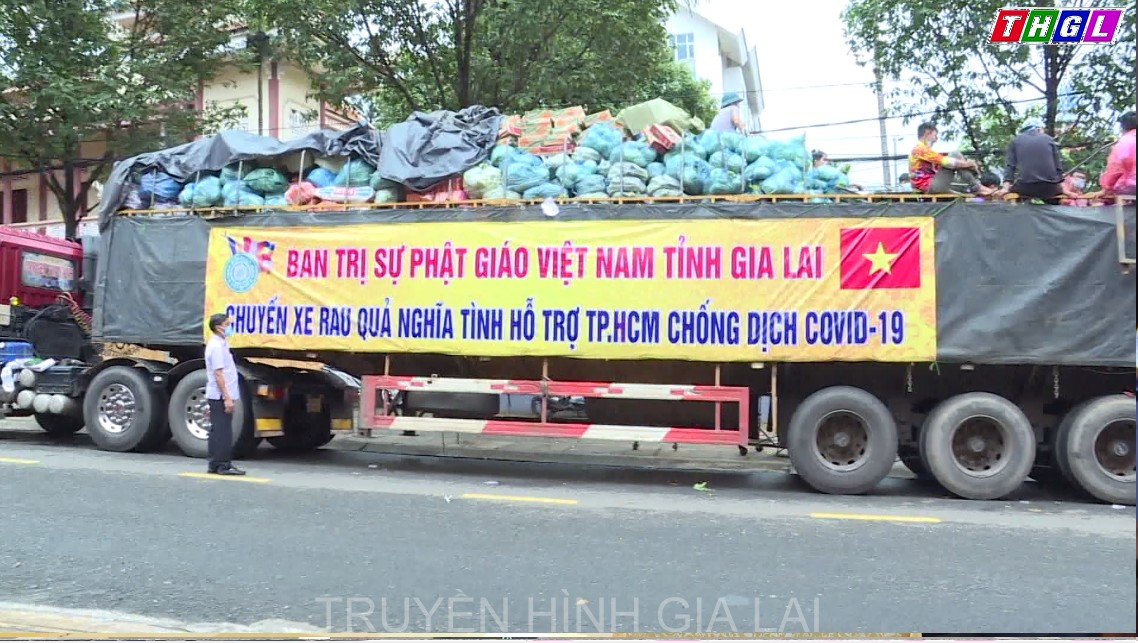 Phật giáo Gia Lai hỗ trợ TP.Hồ Chí Minh chống dịch Covid-19