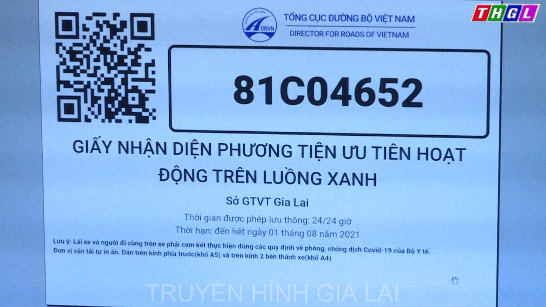 Cấp được 122 thẻ nhận diện phương tiện ưu tiên khi hoạt động trên các “Luồng xanh”