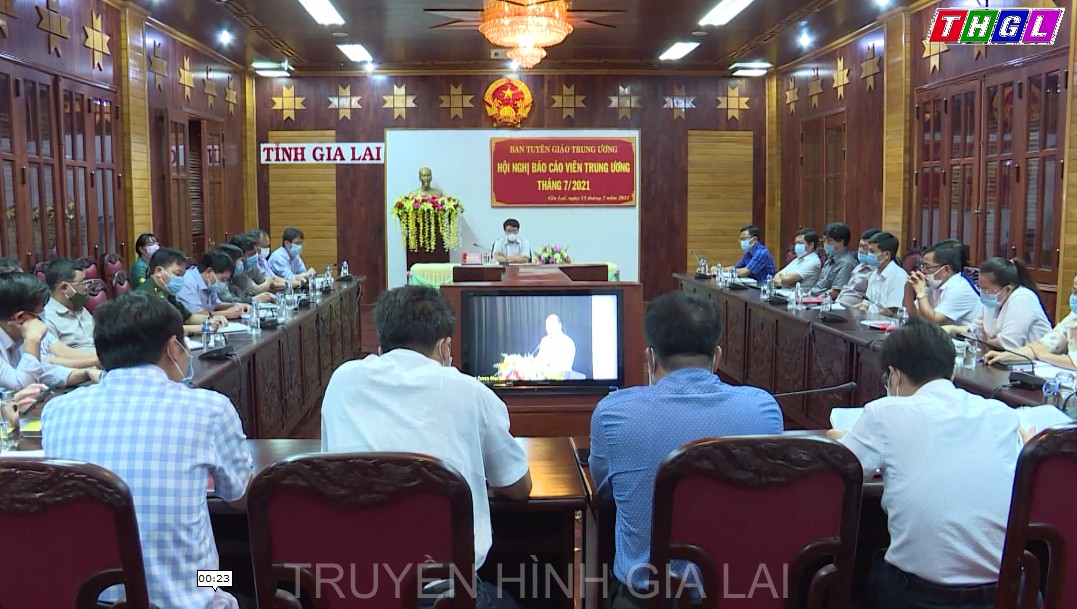 Hội nghị trực tuyến Báo cáo viên Trung ương tháng 7-2021