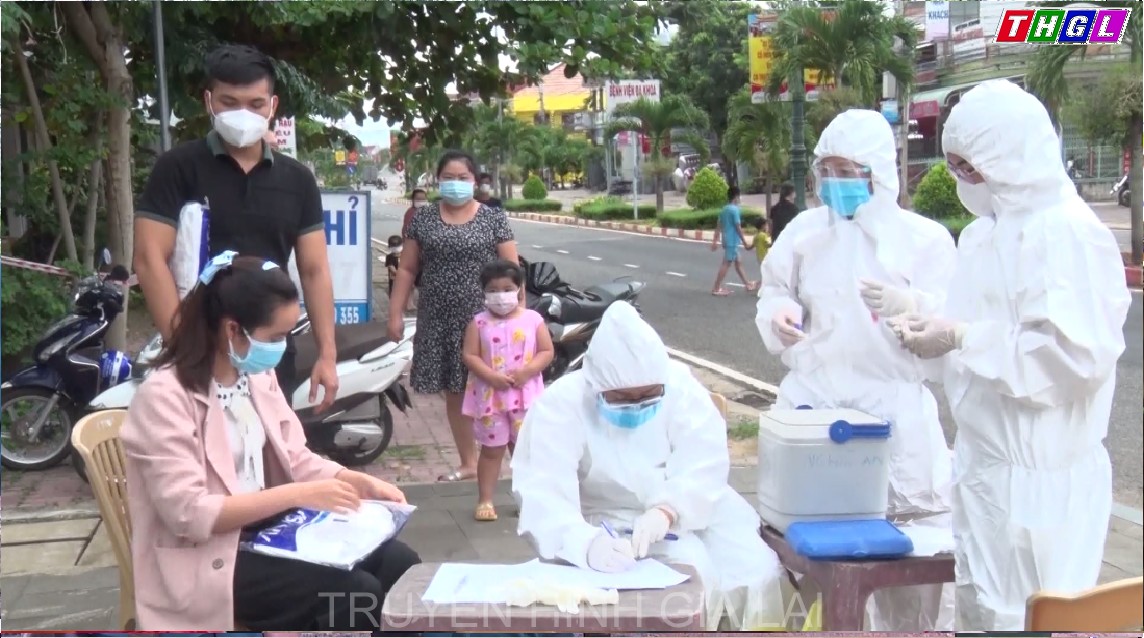 Huyện Kbang  tiếp tục , truy vết, lấy mẫu xét nghiệm phòng chống dịch covid- 19