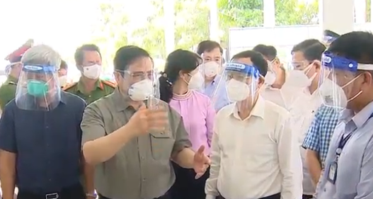 Thủ tướng kiểm tra công tác phòng chống dịch ở TP Hồ Chí Minh: Tranh thủ “thời gian vàng” để kiểm soát dịch bệnh nhanh nhất có thể