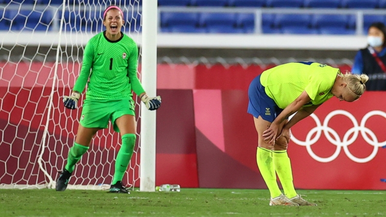 Hạ gục Thuỵ Điển sau loạt “đấu súng”, Canada giành HCV bóng đá nữ Olympic Tokyo