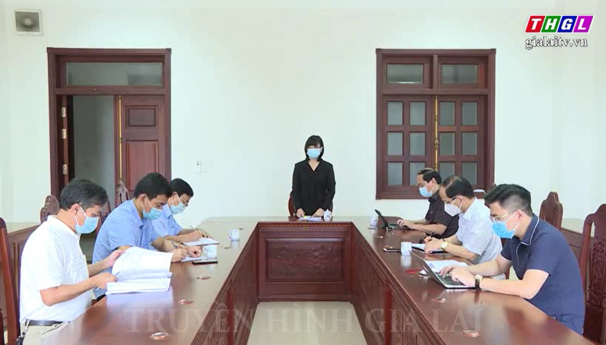 Thường trực Ban Chỉ đạo phòng, chống dịch Covid-19 tỉnh Gia Lai họp đánh giá tình hình dịch liên quan tới ca bệnh tại TP. Pleiku