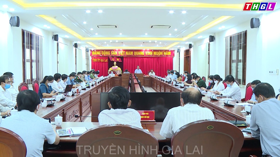 Ban Thường vụ Tỉnh ủy làm việc với Thường trực Ban Chỉ đạo phòng, chống dịch Covid – 19 của tỉnh để triển khai cấp bách các biện pháp phòng, chống dịch