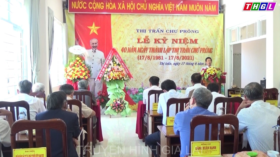 Thị trấn Chư Prông kỷ niệm 40 năm ngày thành lập.