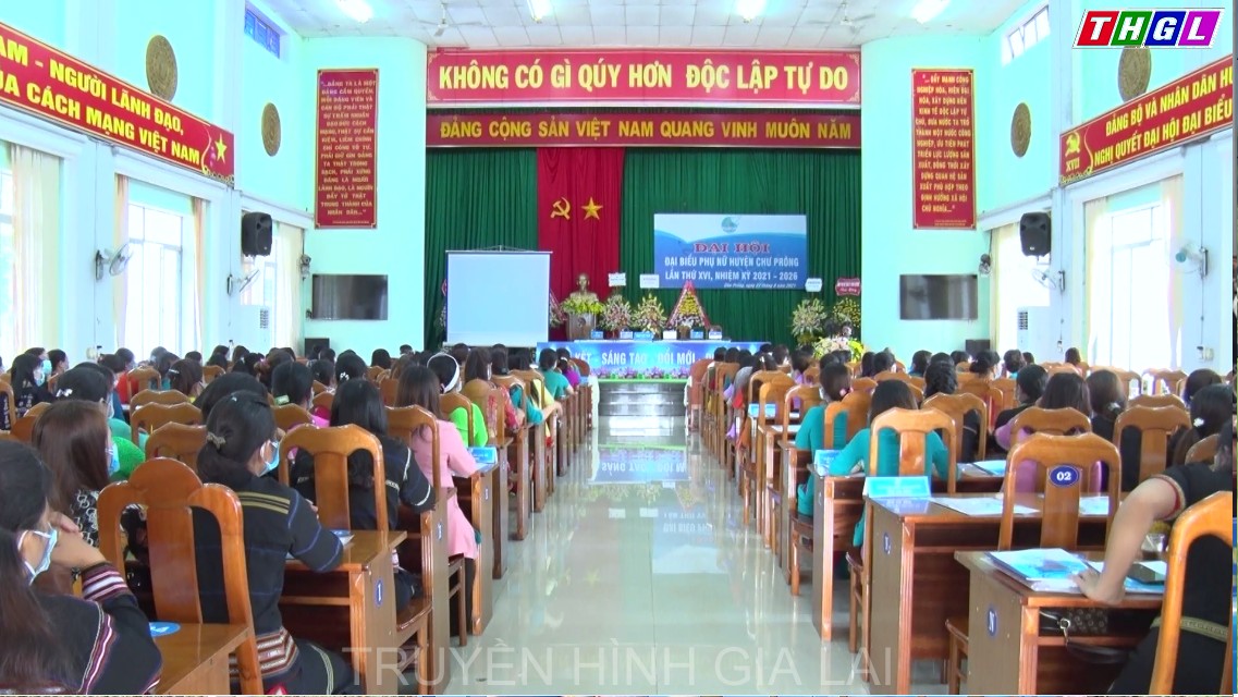 Hội Liên hiệp Phụ nữ huyện Chư Prông tổ chức Đại hội đại biểu lần thư XVI, nhiệm kỳ 2021 – 2026