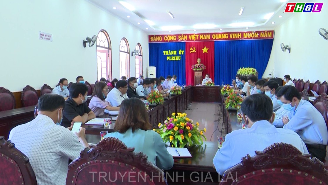 Thành ủy Pleiku tổ chức Hội nghị lấy ý kiến xây dựng nghị quyết phát triển đô thị Pleiku