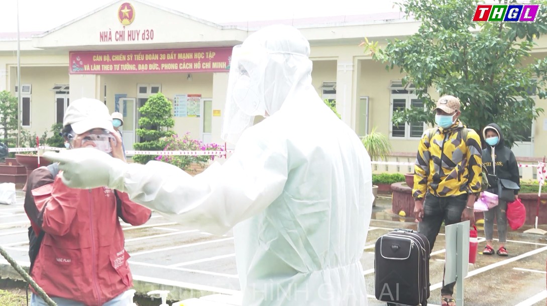 Tiểu đoàn 30 (Cục Kỹ thuật, Quân đoàn 3) tiếp nhận, cách ly 257 công dân Gia Lai trở về địa phương từ vùng dịch Covid-19