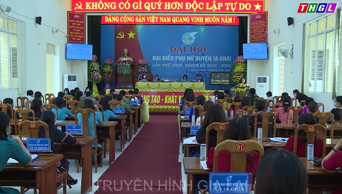 Đại hội Đại biểu Phụ nữ huyện Ia Grai lần thứ XVIII, nhiệm kỳ 2021-2026