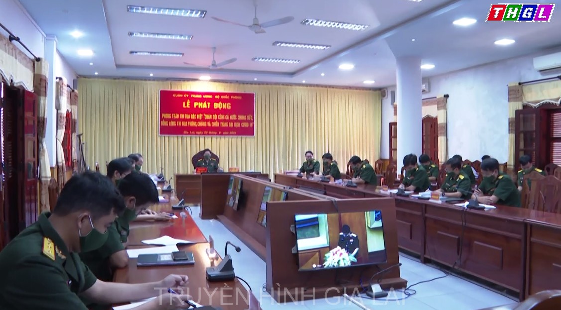 “Quân đội cùng cả nước chung sức, đồng lòng thi đua phòng, chống và chiến thắng đại dịch Covid-19”