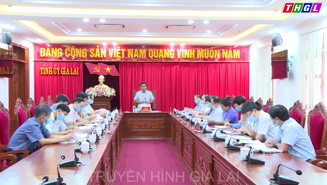 Thường trực Tỉnh ủy làm việc với tập thể Ủy ban Kiểm tra Tỉnh ủy