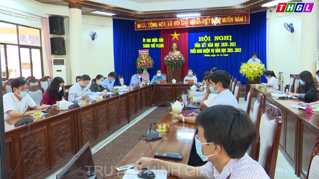 Pleiku Hội nghị trực tuyến tổng kết công tác năm học 2020-2021 và triển khai nhiệm vụ năm học mới