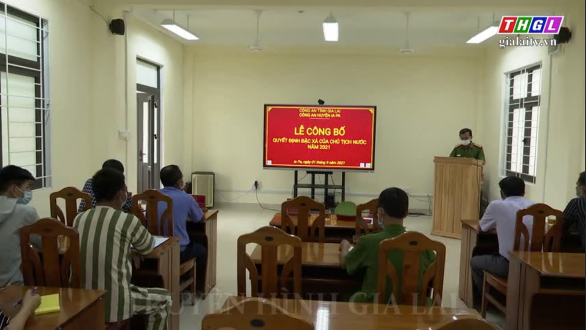 Ia Pa Công bố Quyết định đặc xá của Chủ tịch nước