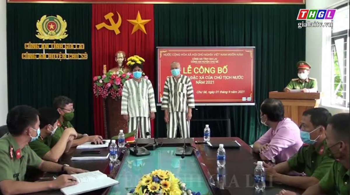 Chư Sê công bố quyết định đặc xá của Chủ tịch nước năm 2021