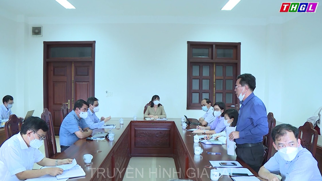 Đồng chí Nguyễn Thị Thanh Lịch – Phó Chủ tịch UBND tỉnh chủ trì cuộc họp BCĐ phòng, chống dịch bệnh Covid- 19