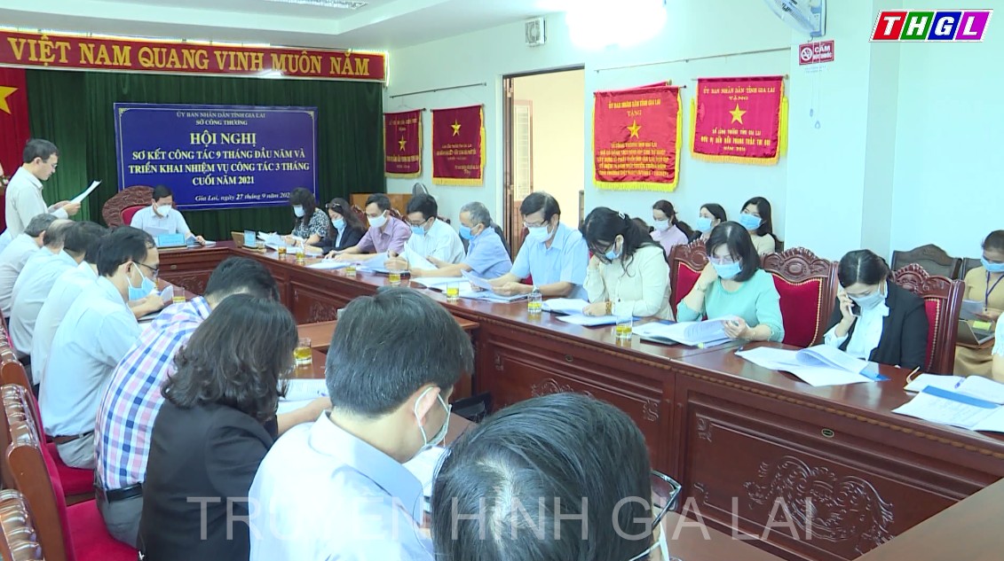 Sở Công thương tổ chức Hội nghị sơ kết công tác 9 tháng đầu năm và triển khai nhiệm vụ công tác 3 tháng cuối năm 2021.