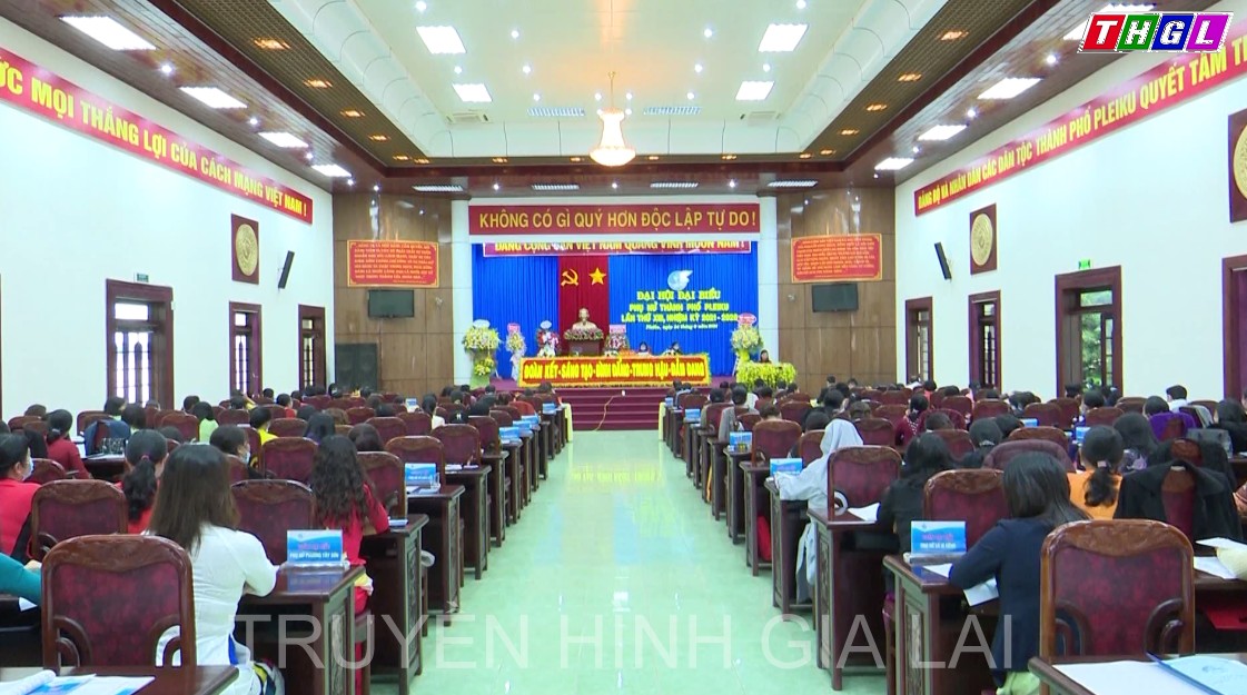 Hội Liên hiệp Phụ nữ thành phố Pleiku  Đại hội đại biểu lần thứ XIII, nhiệm kỳ 2021-2026.