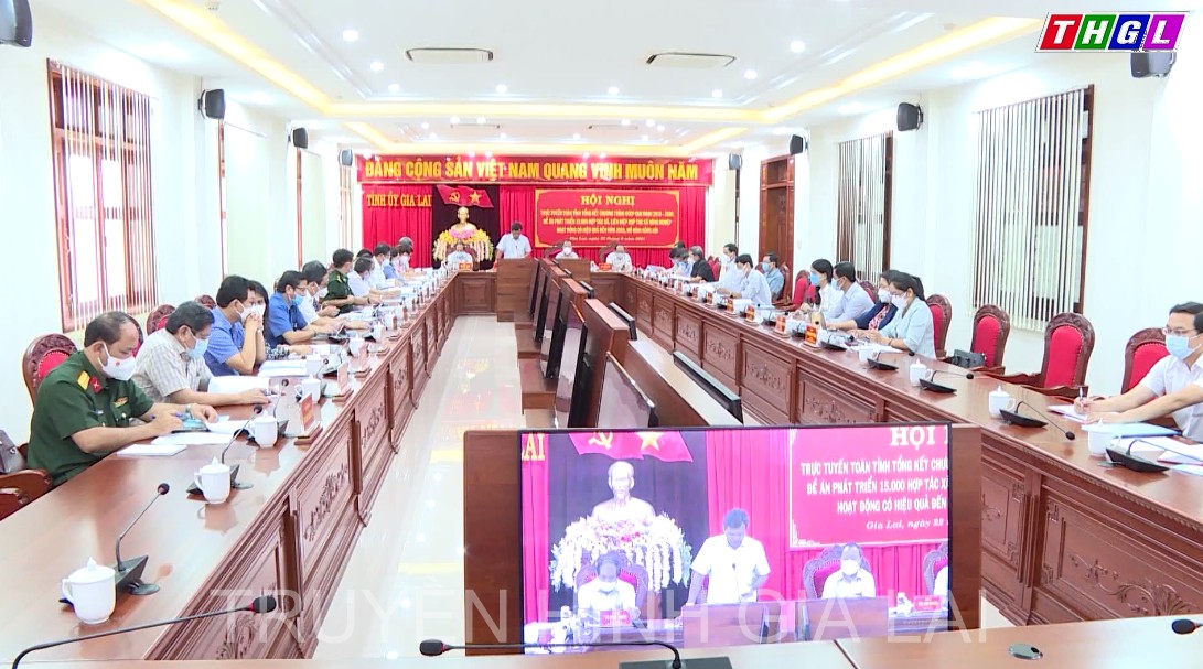 Hội nghị trực tuyến toàn tỉnh tổng kết Chương trình OCOP giai đoạn 2018-2020, Đề án phát triển 15 ngàn hợp tác xã, liên hiệp hợp tác xã nông nghiệp hoạt động có hiệu quả đến năm 2020, mô hình Nông hội