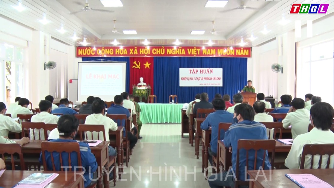 Tập huấn và diễn tập PCCC tại Nhà máy đường An Khê