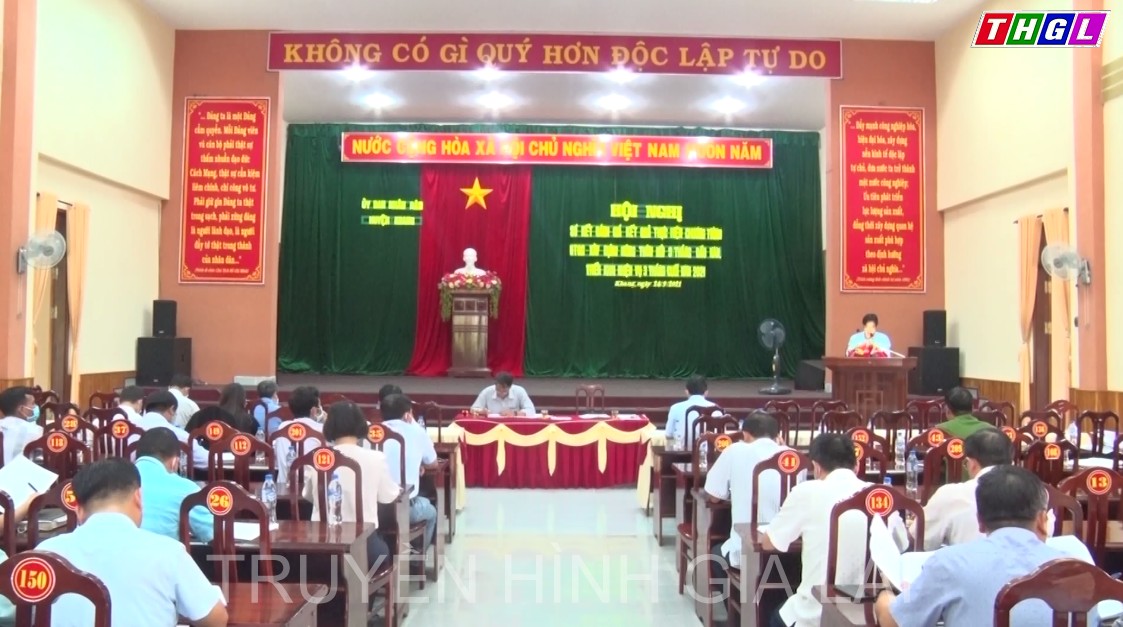 UBND huyện Kbang sơ kết việc thực hiện Chương trình mục tiêu quốc gia (CT MTQG) xây dựng nông thôn mới (NTM) 9 tháng đầu năm 2021