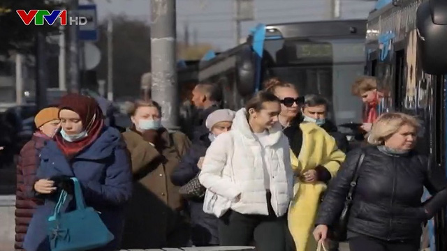 Số ca nhiễm mới, số ca tử vong ở Nga liên tục ở mức kỷ lục